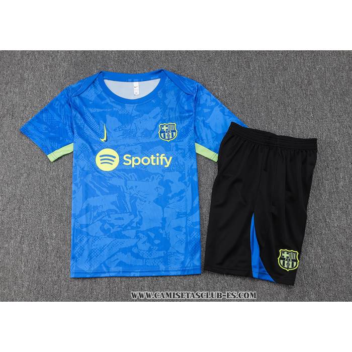 Chandal del Barcelona 24-25 Manga Corta Azul - Pantalon Corto